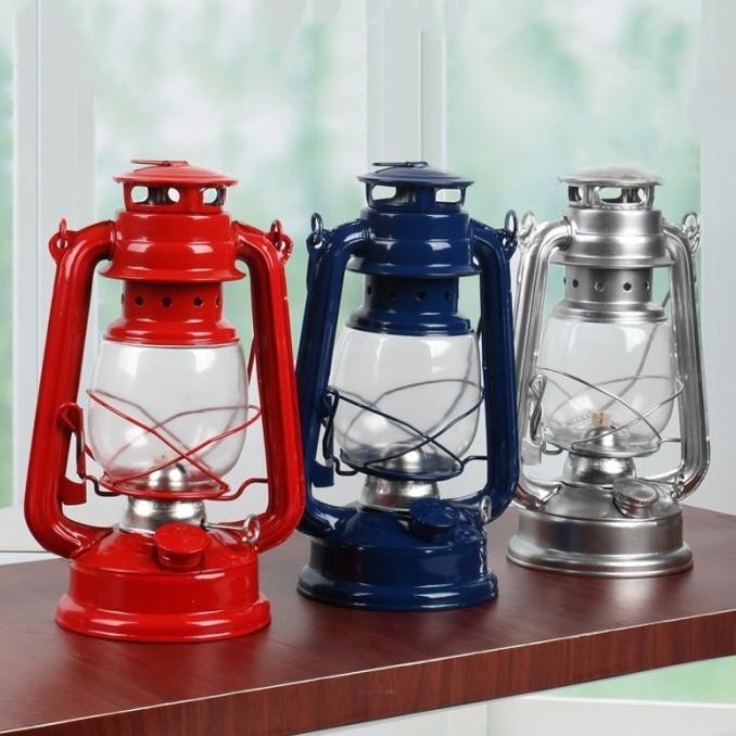 Lampu kapal - lampu tempel jadul - lampu lentera minyak tanah