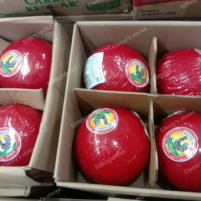 

KEJU EDAM FULL BALL 1,6 KG/CHEESE EDAM/KEJU BOLA UTUH