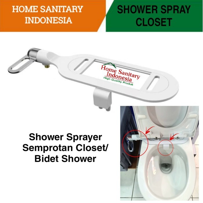 Shower Sprayer Semprotan Closet Duduk Bidet Spray toilet seat