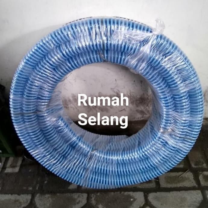 SELANG SPIRAL HISAP BIRU 4 INCI /SELANG POMPA AIR SEDOT IRIGASI 4INCH