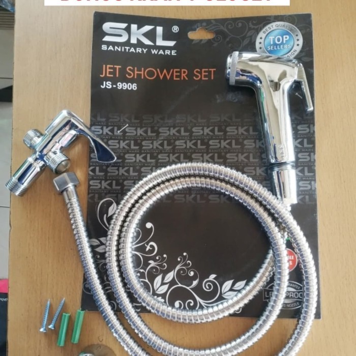 PAKET HEMAT SHOWER TOILET+ KRAN CLOSET JET SHOWER MDL TOTO + KRAN T