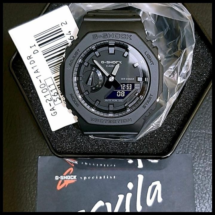 Terlaris Casio G-Shock Gshock Ga 2100 - 1A1 / Ga2100 - 1A1Dr Full Black Good Quality