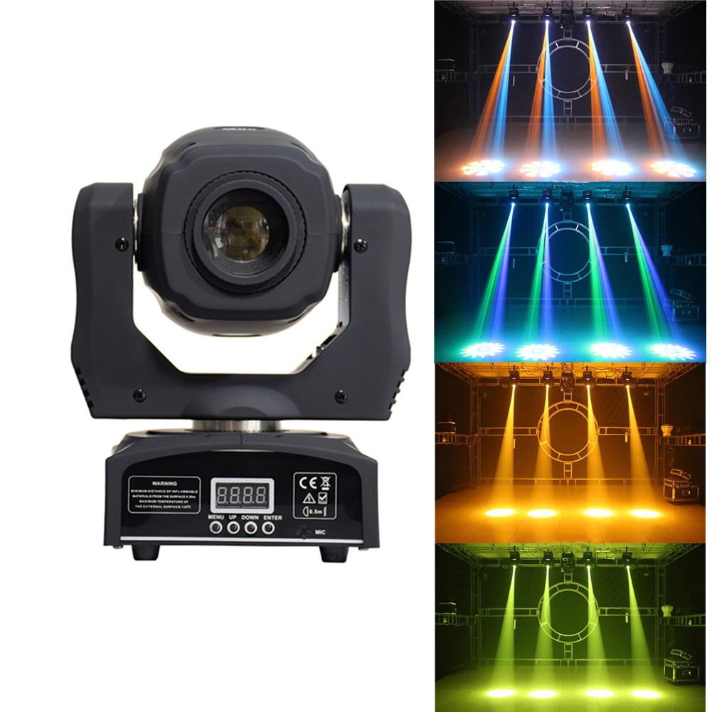 SMOON 60W Mini Led Dmx Gobo Moving Head Spot Light For Club Dj Stage Lighting Party Disco Wedding Ev
