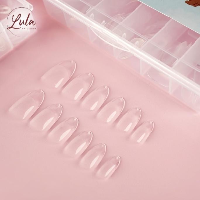 LULA JELLY GEL TIPS / KUKU PALSU /  PERLENGKAPAN NAIL ART L19