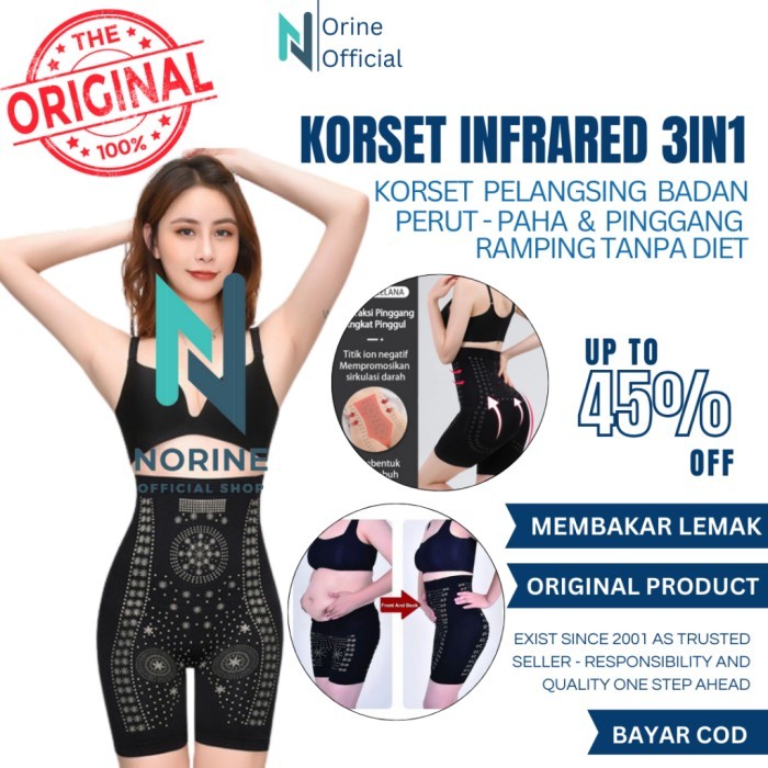 TERLARIS KORSET INFRARED ORI CELANA PELANGSING PERUT WANITA CELANA DALAM KORSET PENGECIL PAHA KORSET