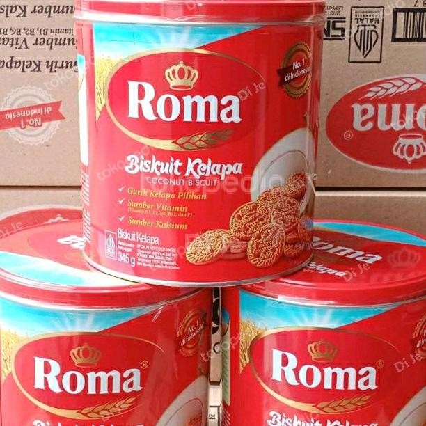 

Termurah !!! Roma Kelapa Kaleng 345Gr