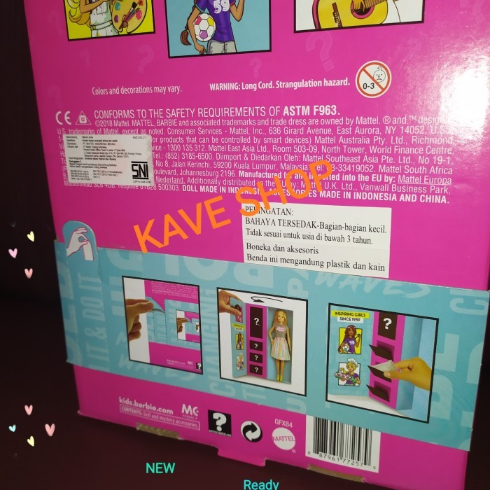 Barbie Mattel Original Suprise Careers + 3 Set Baju {TerlarisBest Seller}