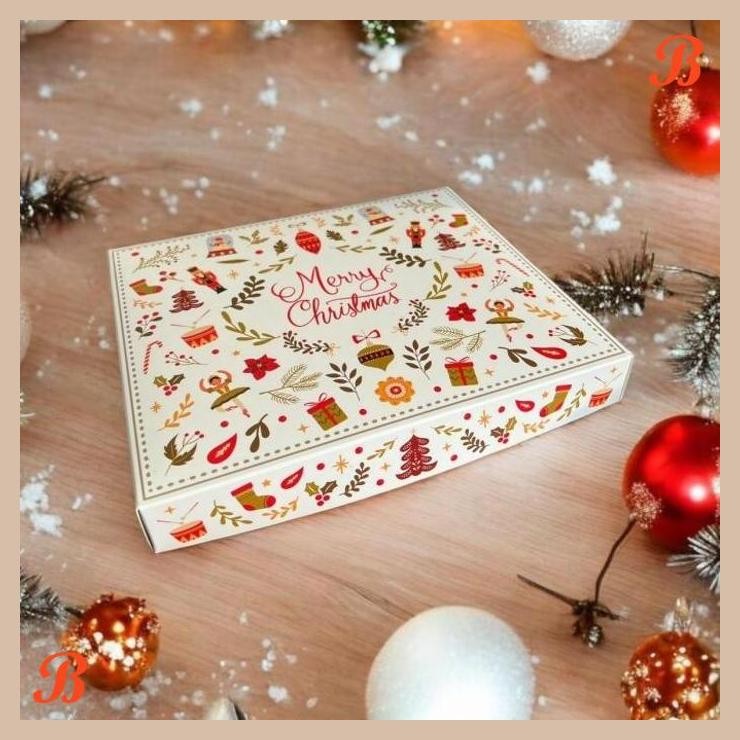 

| NS | SB NATAL HOLES - BOX KOTAK PACKAGING SEKAT NASTAR KUE KERING CHRISTMAS