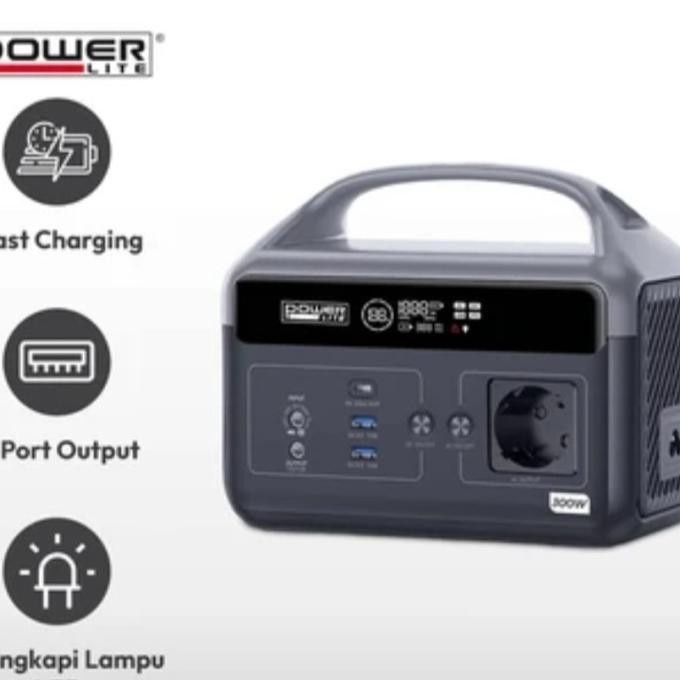Sale Portable Power Station Krisbow Powerbank Listrik 300W