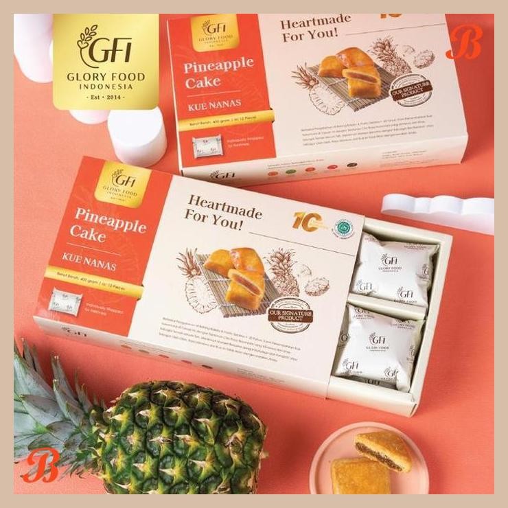 

| NS | GFI GLORY CAKE PINEAPPLE CAKE 400 GRAM | NASTAR NANAS | KUE KERING NANAS ASLI ISI 12 PCS | OLEH OLEH SURABAYA PREMIUM EKSKLUSIF HIGIENIS | INDIVIDUALLY WRAPPED