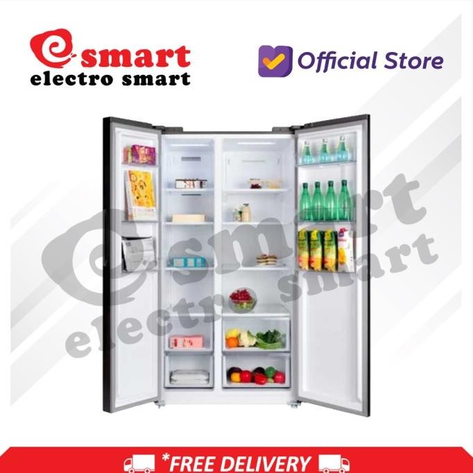 Sale Changhong Kulkas 2 Pintu Side By Side Fss680Nib 560 Liter