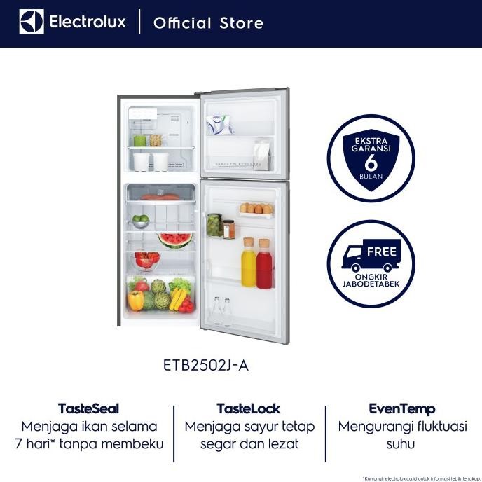 Murah Electrolux Kulkas 2 Pintu 225L Etb 2502J-A / Etb 2502 J-A / Etb2502J-A