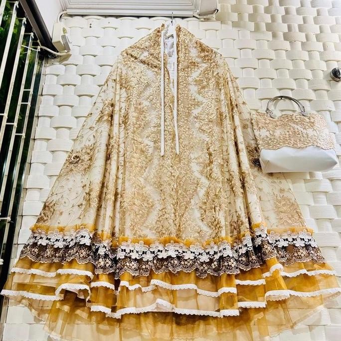 Diskon Mukena Dewasa Brukat Sultan Mewah