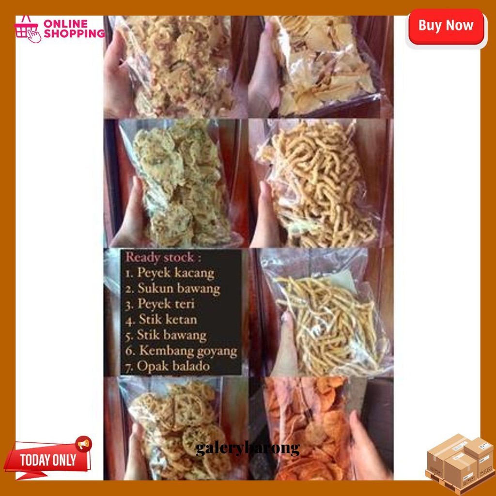 

Aneka Peyek, Kembang Goyang & Stik Original Produk