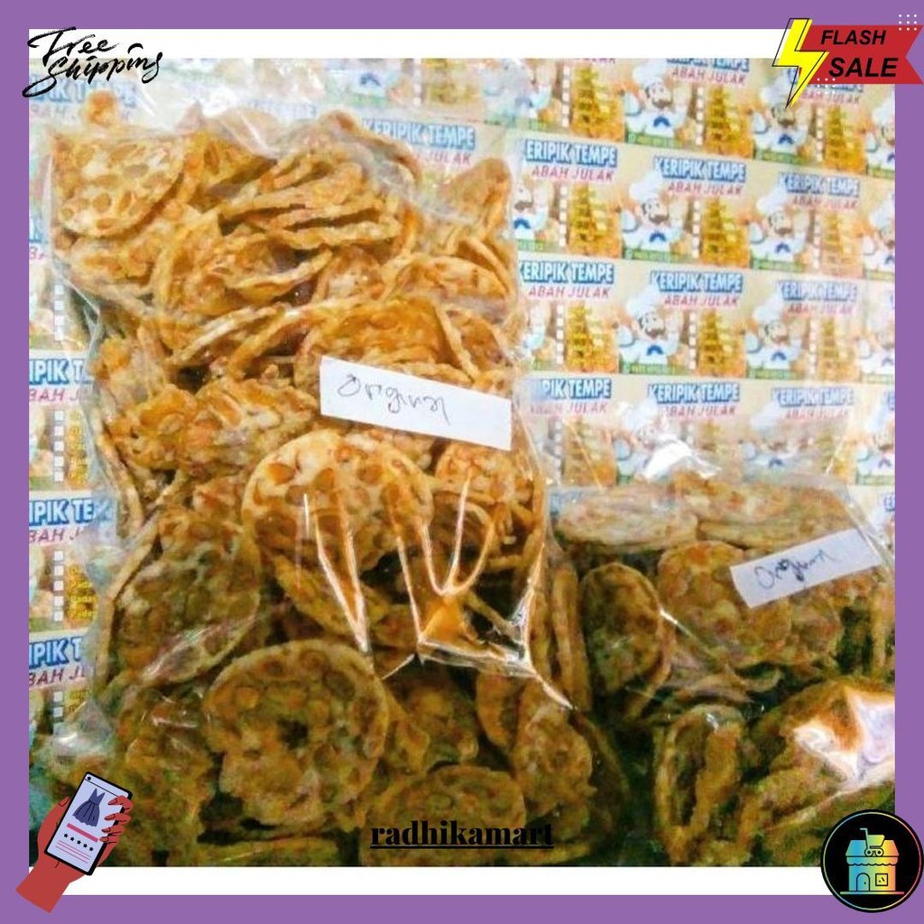 

Keripik Tempe Abah Julak 500Gram Termurah Banget