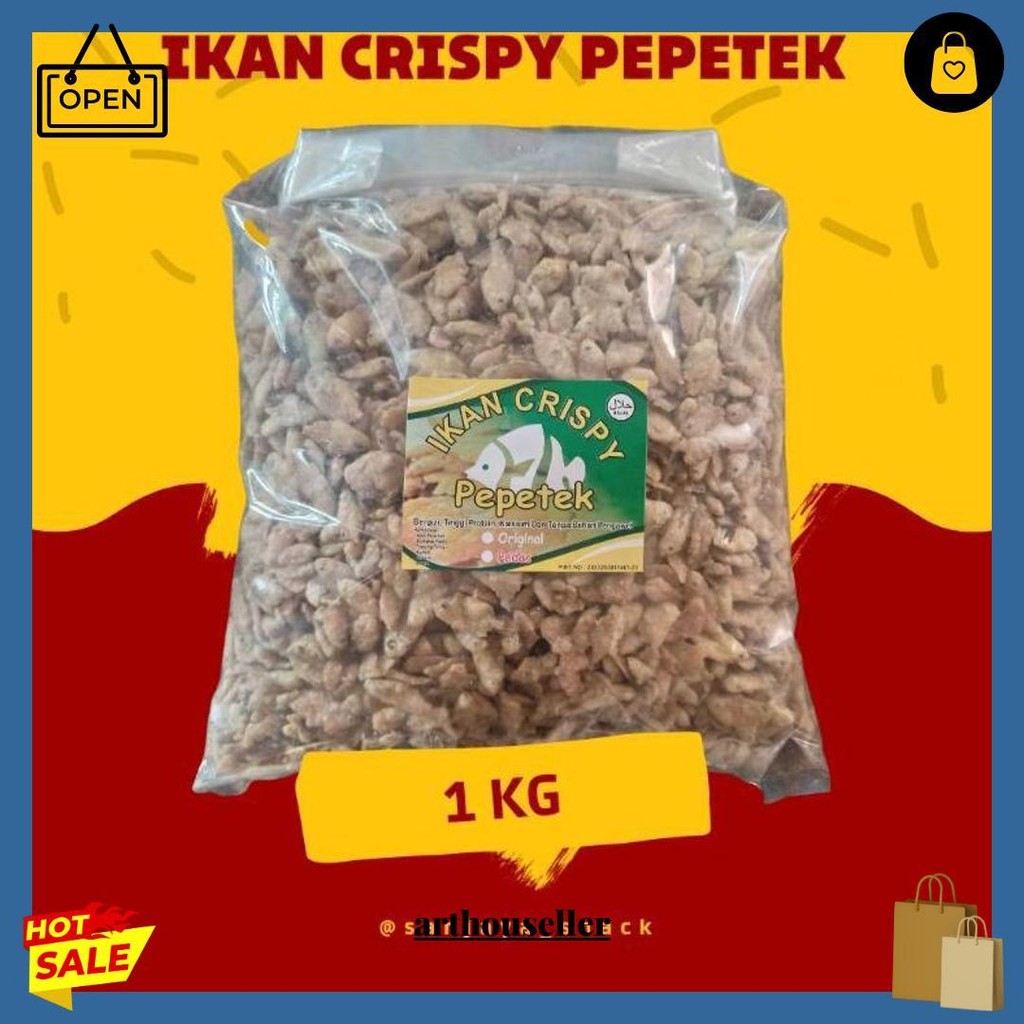 

Baby Fish Ikan Pepetek Crispy 1Kg Termurah Bisa Cod