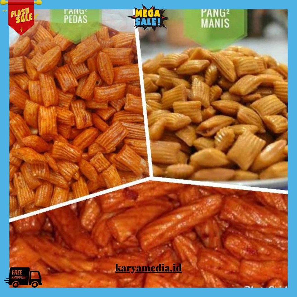 

[ 1Kg ] Snack Pang Pang Stik Pedas Camilan Tempo Dulu Enak Banget Snack Kiloan Terlaris