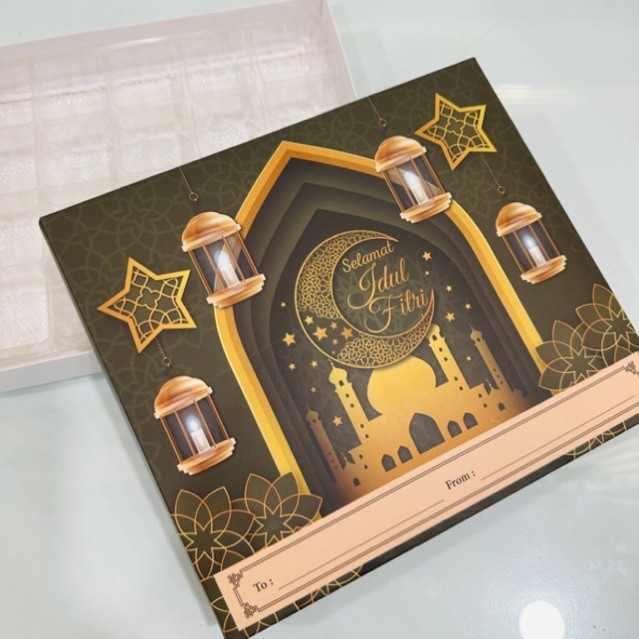 

New! Box Nastar Sekat Lebaran 20/30 Hole Packaging Nastar Idul Fitri - 30 Hole Idul Fitri