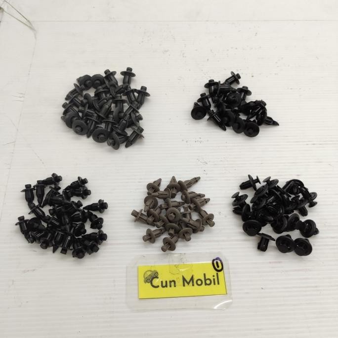 

Klip Cengkeh Liner Mini Asli D 7 Mm.T 20. L 12Mm Warna Hitam Best Produckk