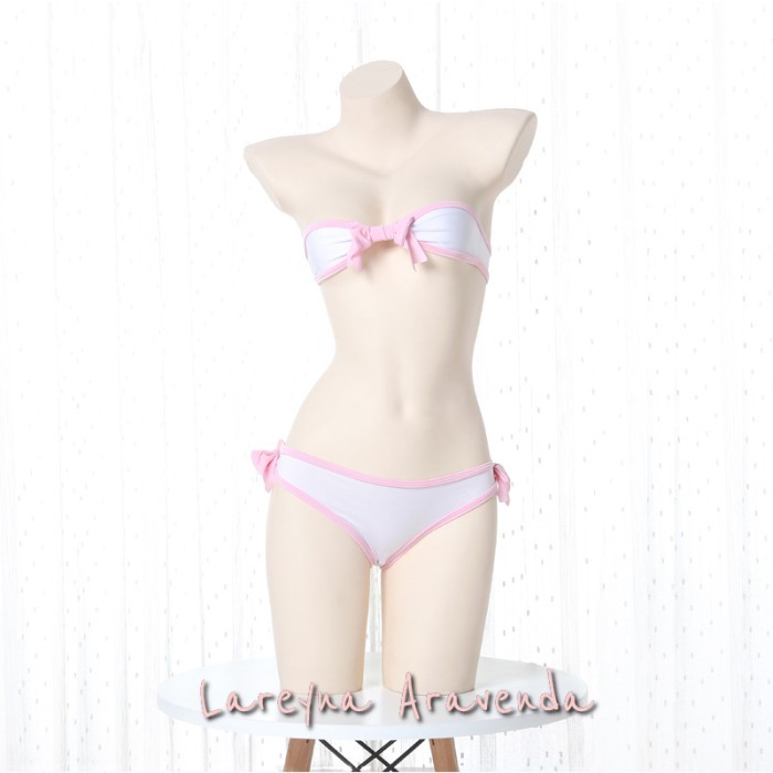 Terlaris Lareyna Aravenda Set Bra Lingerie Kostum Fantasy Cosplay Bikini Pinky Minim Lg670