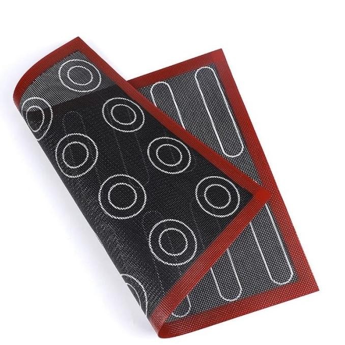 PERFORATED SILICONE MAT NON-STICK MACARON & ECLAIR