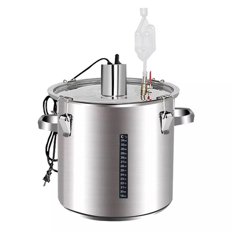 ARW 500W 50L Moonshine Constant temperature fermentation barrel wine barrel stainless steel fermenta