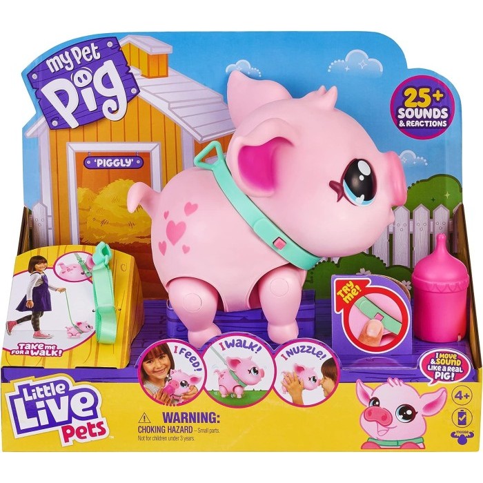 Little Live Pets My Pets Pig Piggly / Mainan Binatang Babi