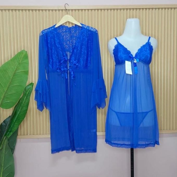 

Vee-Kimono Lingerie Poliester Luxury 11937/Lingerie Set/Kimono Set Original