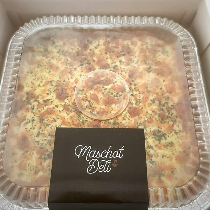 

PROMO MIE / PASTA / Premium Homebaked Macaroni Schotel size Large NON COD