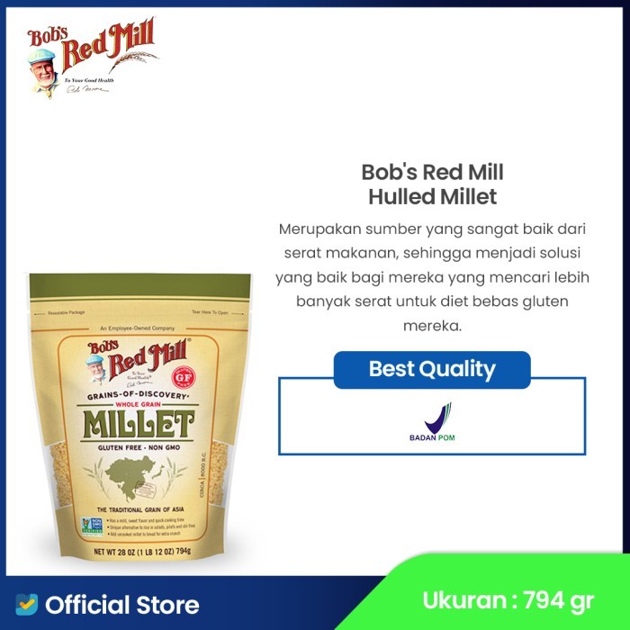 

PROMO Bob's Red Mill Hulled Millet 794 gr
