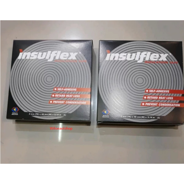 

INSUFLEX FOAM TAPE 3MM X 48MM PANJANG 9 M SELF ADHESIVE INSULATION