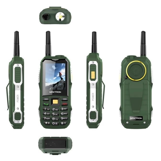 Hp Gunung Outdoor Maxtron P12 BOMBA Batrai Besar 12800mAh Powerbank Terlaris