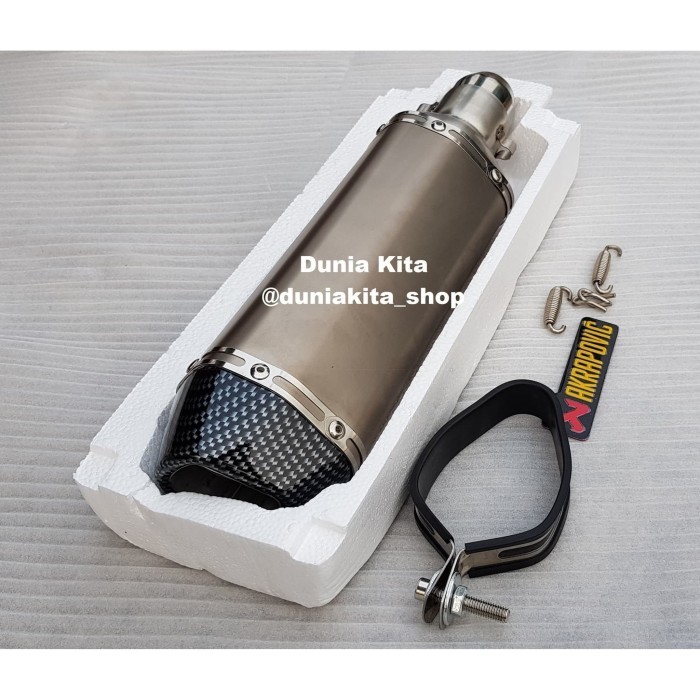 Knalpot Akrapovic Import Kawasaki KLX Honda CRF