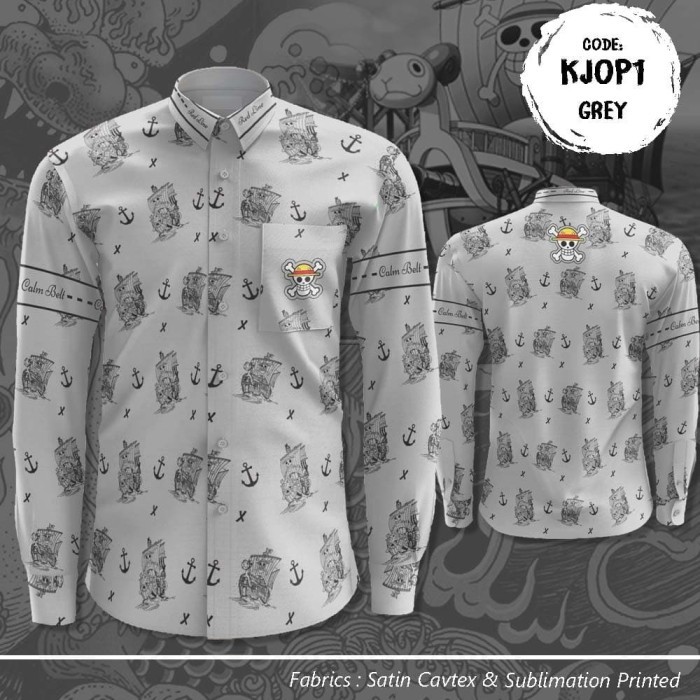 KEMEJA One Piece Thousand Sunny Merry One Piece by Artlantis