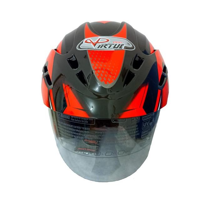 Helm Helem Half Face SNI Pria Wanita Dewasa VIRTUE Tarantula Original hpid