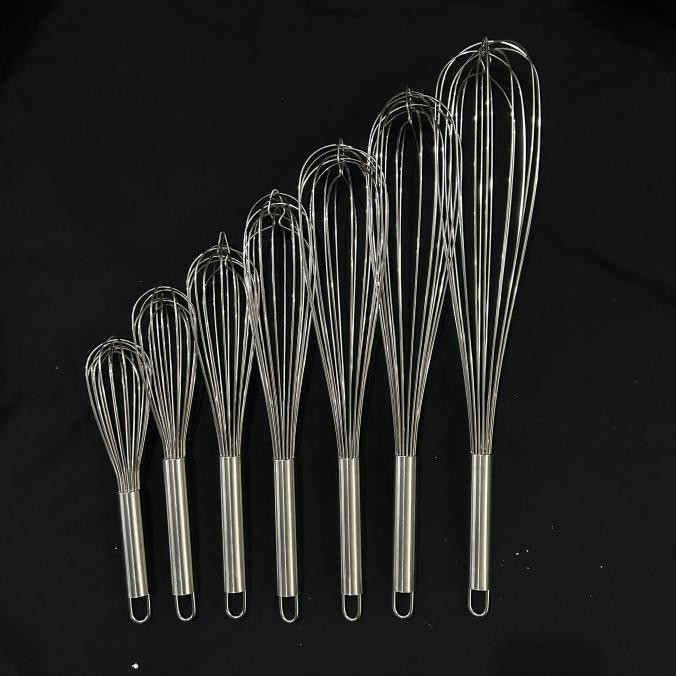 Pengocok telur mixer ballon whisk stainless besar premium adonan kue CS