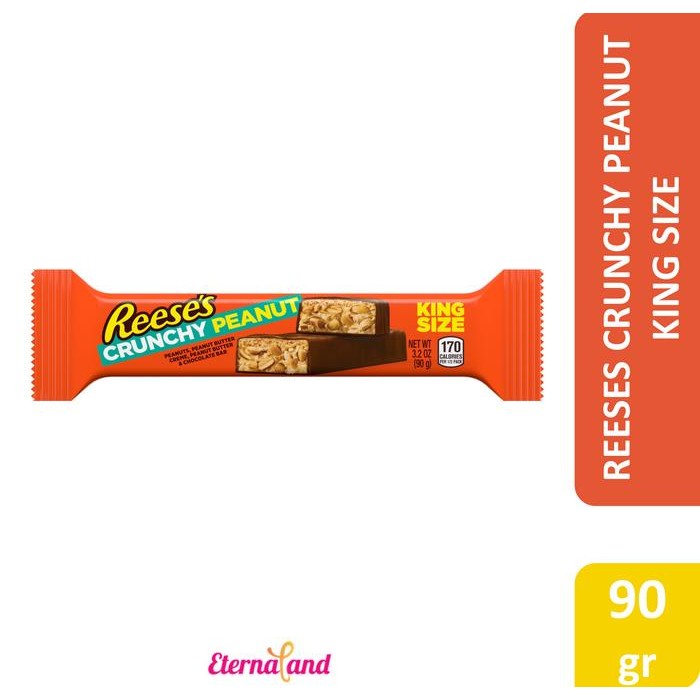 

Reeses Crunchy Peanut - cokelat kacang mentega Import USA