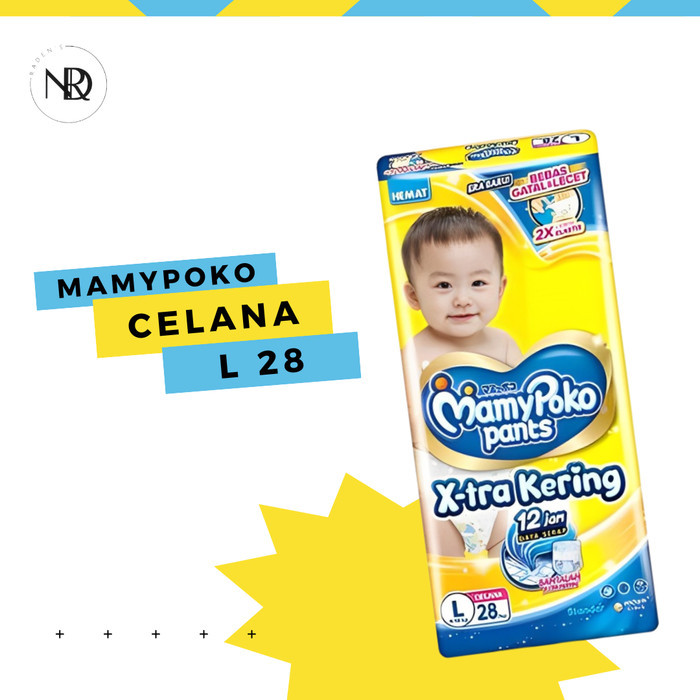 1 Dus MamyPoko Standar Xtra Kering - S M L XL - Pempers Bayi Popok Karton