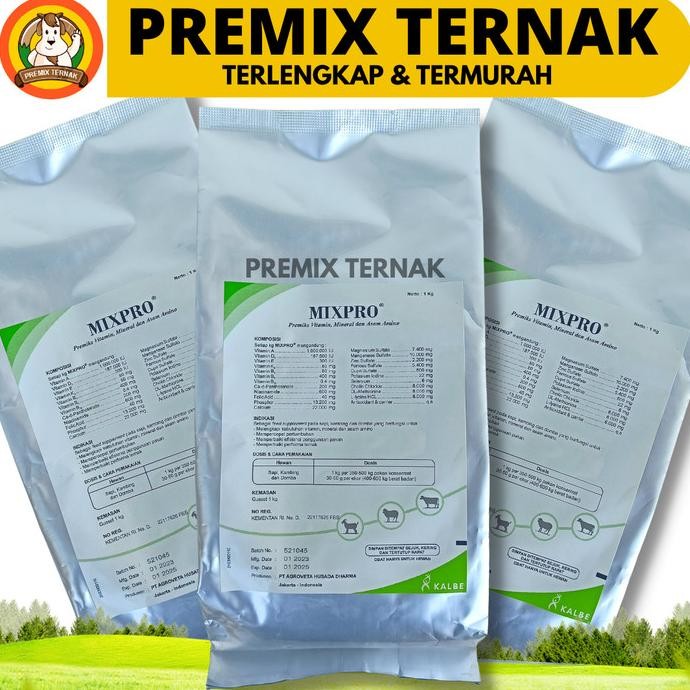 MIXPRO PREMIX SAPI 1 KG - Premix Penggemuk dan Pemacu Pertumbuhan Sapi