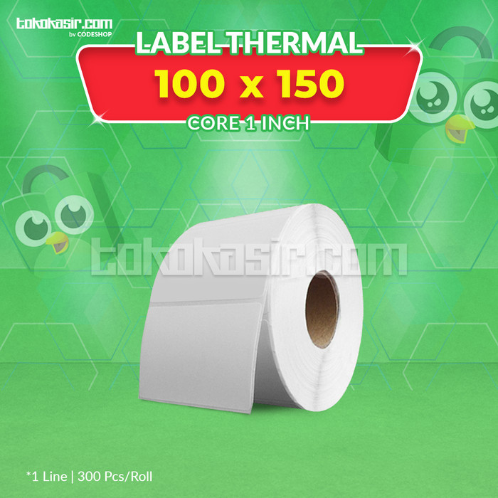 

Sale Label Thermal 100X150 Sticker Barcode Alamat Kirim 100 X 150 300 Pcs