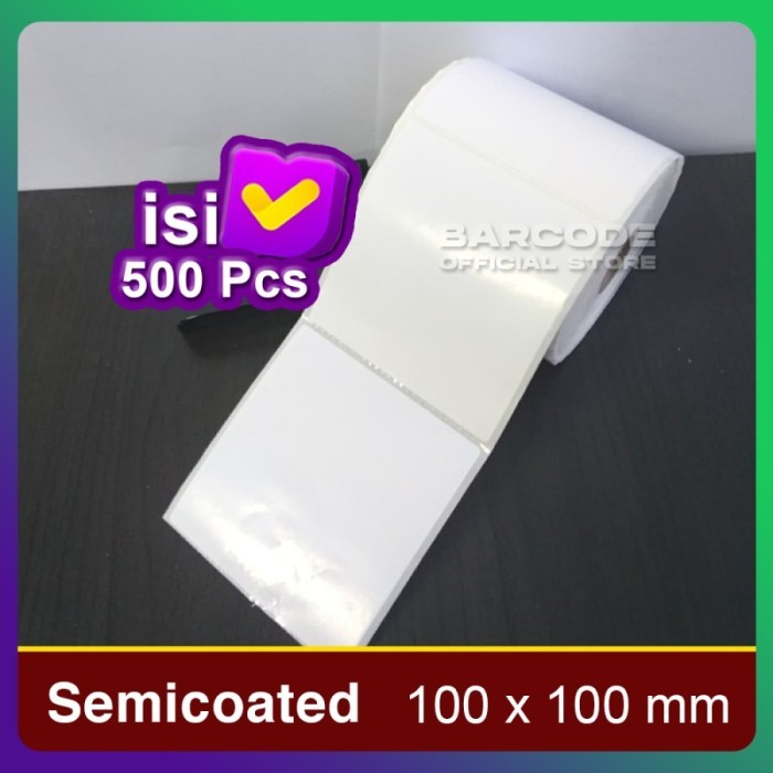 

CUSTOM LABEL SEMICOATED 100 X 100 MM & THERMAL 30 X 20 MM