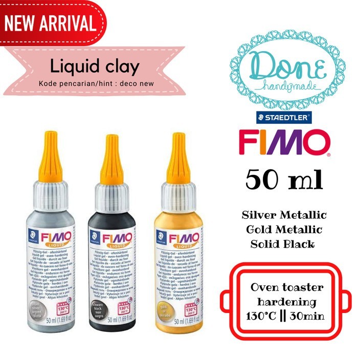 

DONE HANDYMADE FIMO LIQUID CLAY DECO GEL POLYMER GLUE LEM DECO NEW