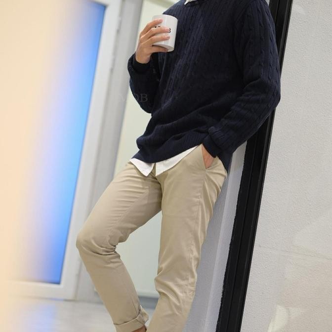 Murah Sweater Polo Ralph Lauren Cable Knit Midnight Navy Original