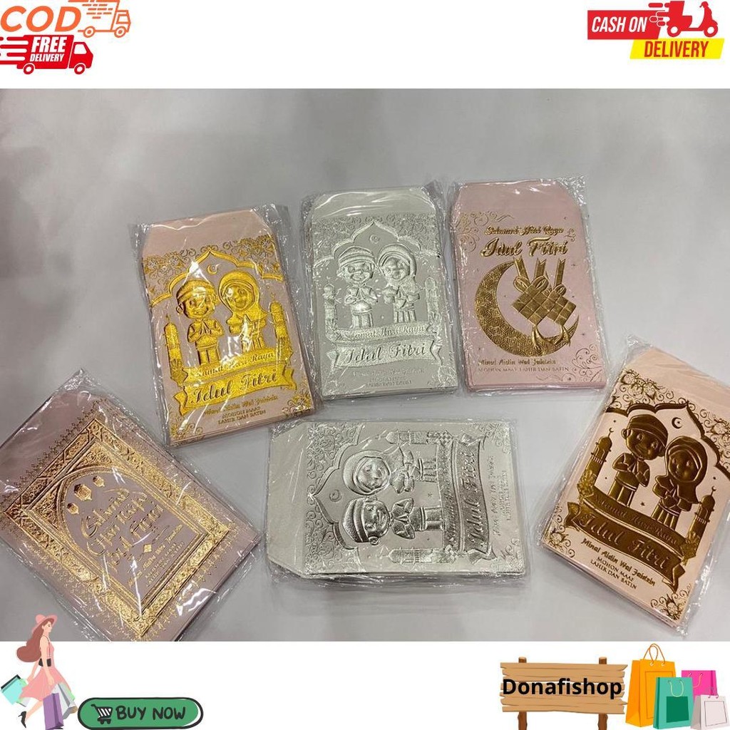 

Amplop Angpau Lebaran Motif Embos (Timbul)// Amplop Lebaran Foil D Gratis Ongkir
