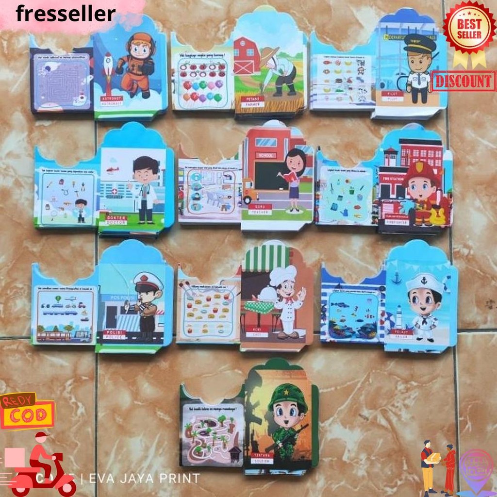 

1000 Lembar Amplop Medium Edukasi + Profesi 7X11Cm 2025 D Ramadhan Sale