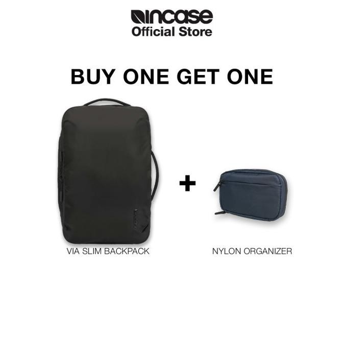Sale Incase Via Backpack Travel  Series | Buy 1 Get 1 Pouch Organizer