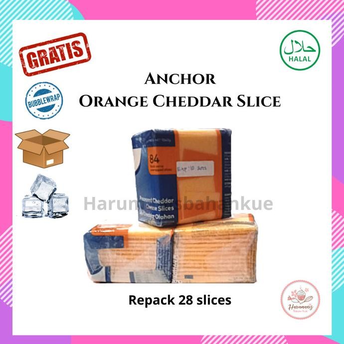 

SIAP KIRIM ANCHOR RED CHEDDAR SLICE KEJU ANCHOR REPACK 28 SLICES
