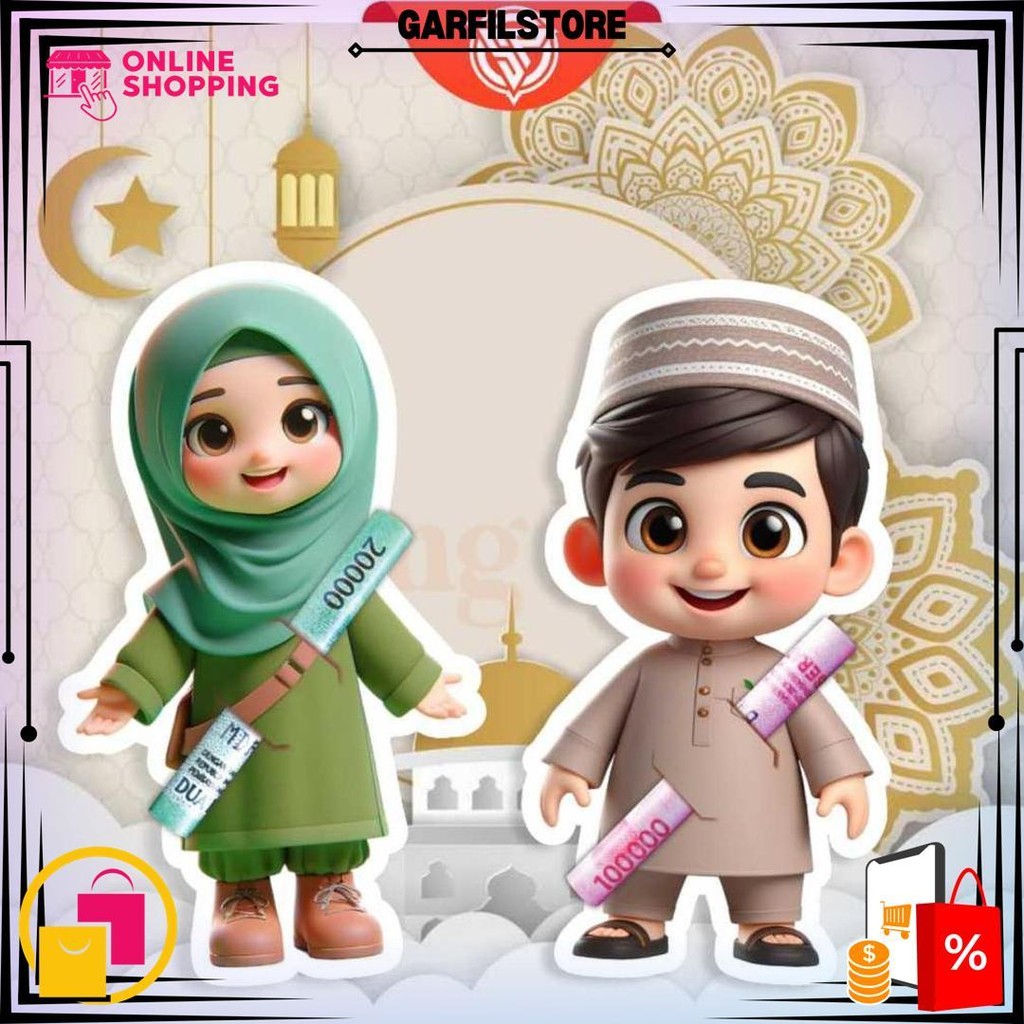 

5 Pack Amplop Lebaran 2025 Isi 50 Pcs Amplop Karakter Lucu Amplop Angpao Idul Fitri Lucu D Gratis Ongkir