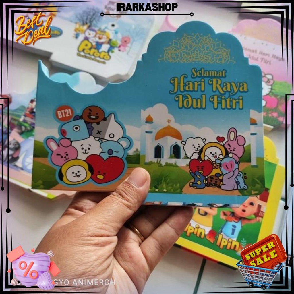 

1000 Lembar Amplop Lebaran 2025 Ukuran Medium Lengkung D Best Seller