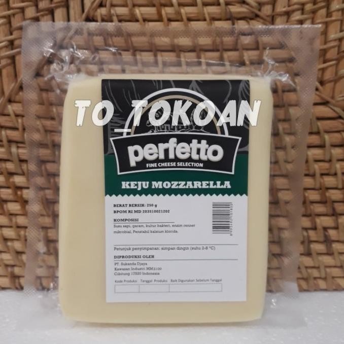 

SIAP KIRIM PERFETTO MOZZARELLA CHEESE | KEJU MOZZARELLA 250 GR